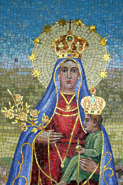 Mother Mary tile